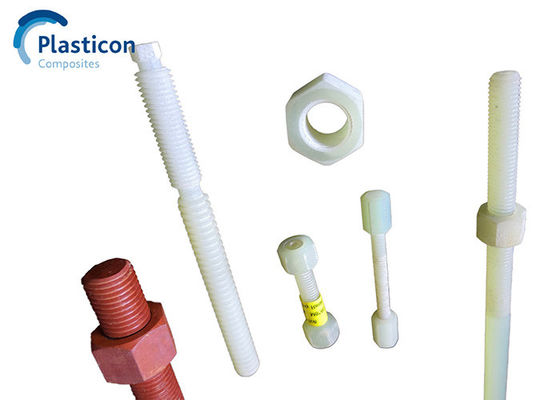 M6-M20 Klasse 4.8 FRP-bout Witvezelversterkt Plastic-bout