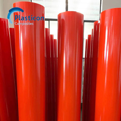 Rood epoxy GRE-buis versterkt met glasvezel voor elektrische isolatie