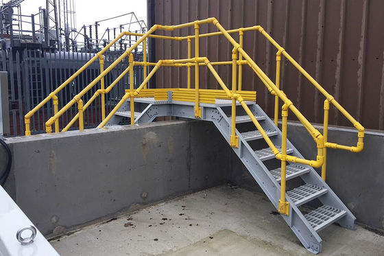 Anti-corrosie FRP roosterplatform en FRP roosterloopbaan