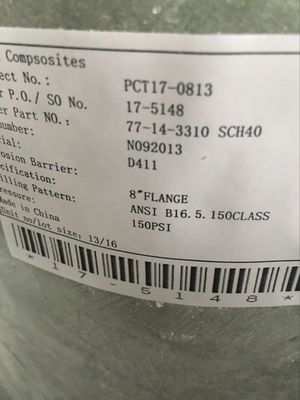 Glasvezelversterkte GRP-plastic flens