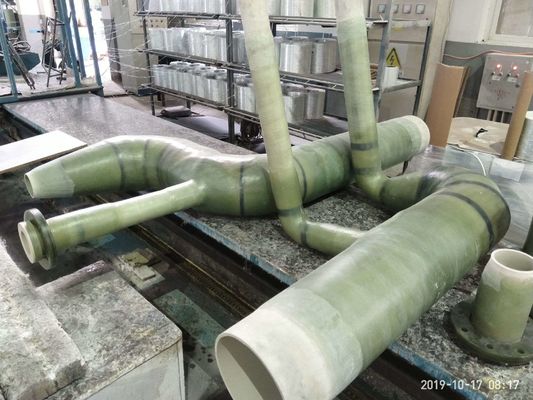 Onder druk 50PSI-150PSI FRP-buis Groen glasversterkte buis